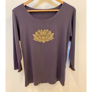 NWT - Lotus Flower Yoga Top